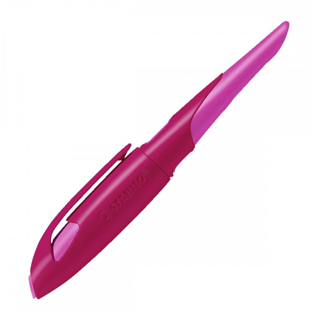 Stabilo | Easy Birdy | Fountain Pen | Right Handed | Berry-Pink | Adapted nib - penpencilink