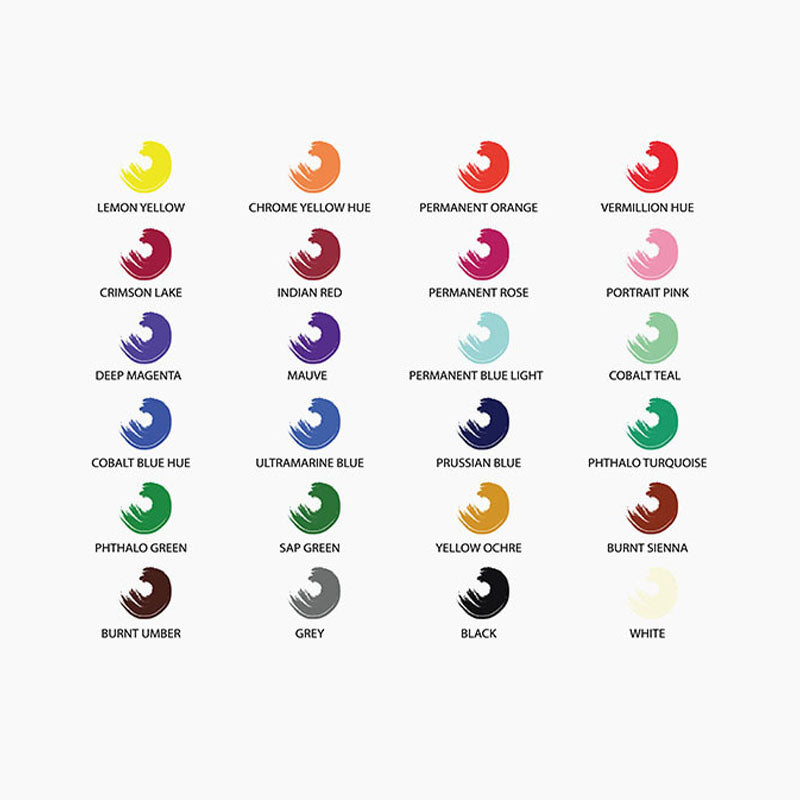 Camel Artist Gouache Colour Set of 24 x 9ml