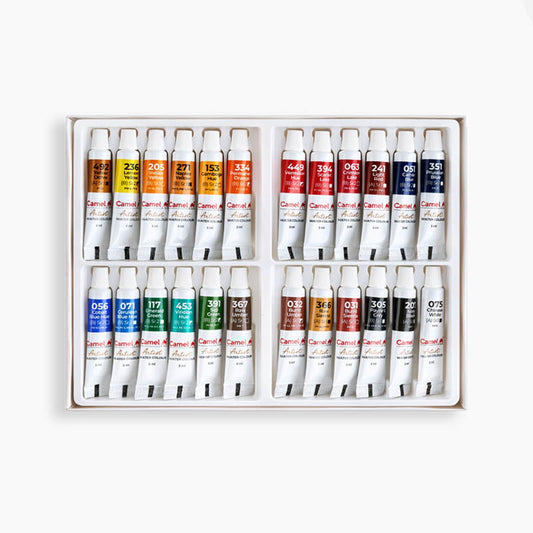 Camel Artist Watercolour Tubes Set of 24x5ml