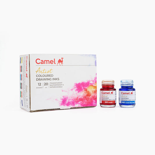 Camel Artist Drawing Inks Set of 12x20ml