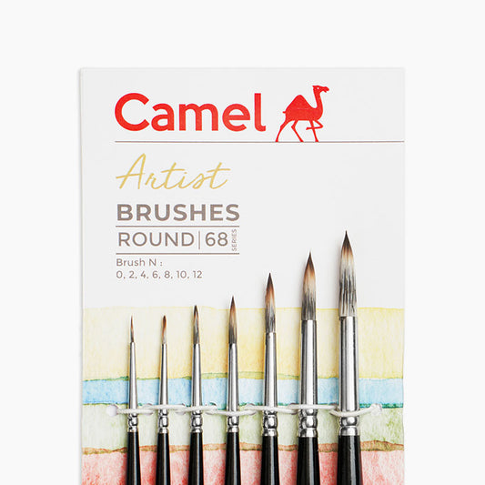 Camel Artist Round Brush Sr.68 Set of 7