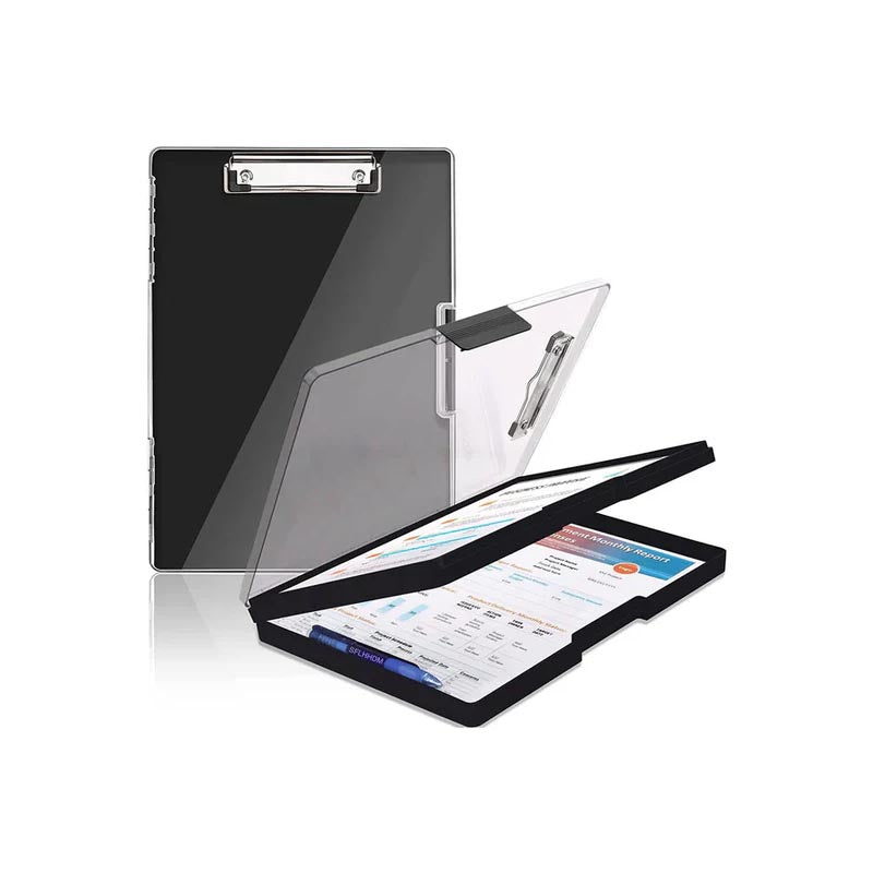 Dual Storage Box Clip Board