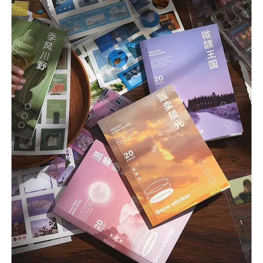 Kawaii-Q Letter From The Wind Deco Sticker Book KQ-99