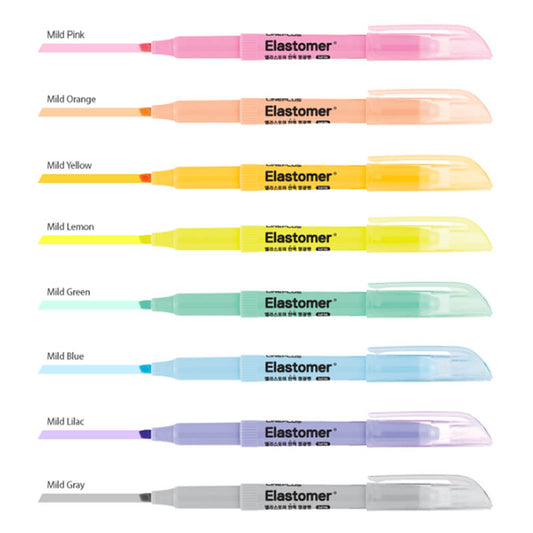 Lineplus Elastomer Highlighter Set of 8