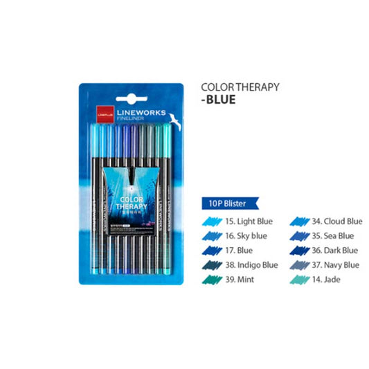 Lineplus Lineworks Fineliner Blue Set
