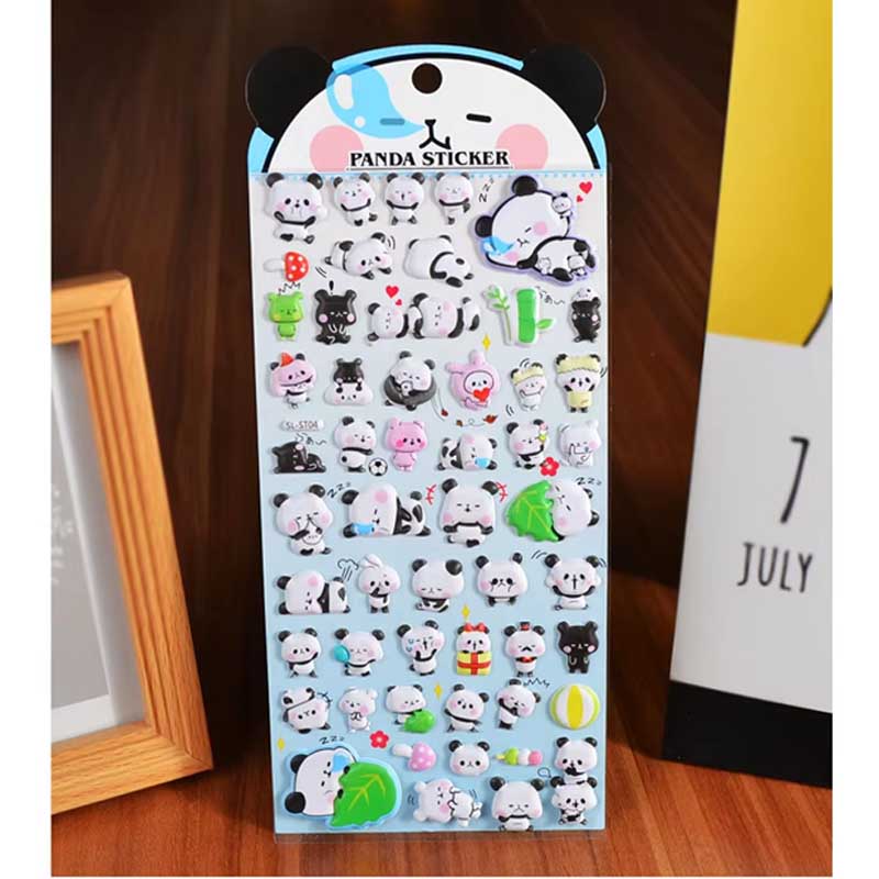Puffy Panda Sticker SL-ST