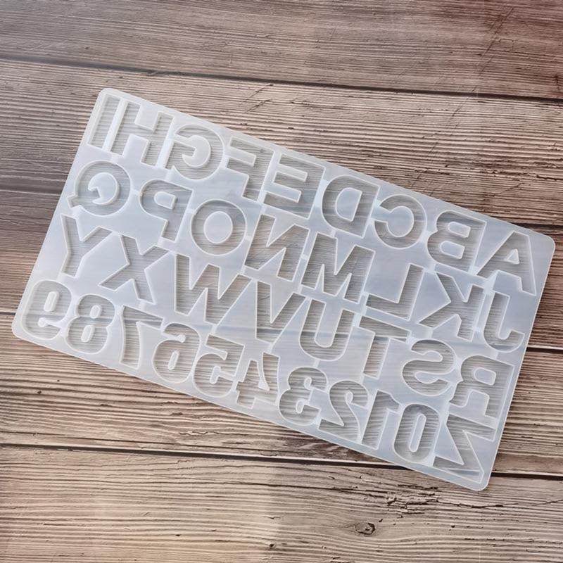 Resin Alphabet Mould 1.5in