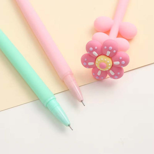 Sofun Fancy Flower Shaped Gel Pen (ZF-3627)