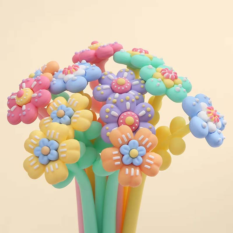Sofun Fancy Flower Shaped Gel Pen (ZF-3627)