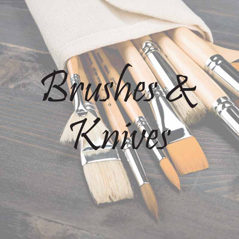 Brushes & Painting Knives
