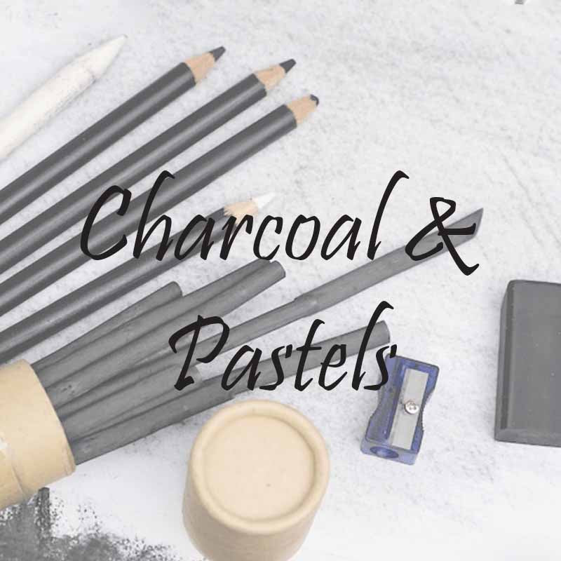 Charcoal & Pastels