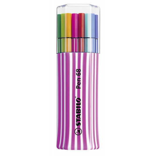 Stabilo | Pen 68 | Pink | Pack Of 15 - penpencilink