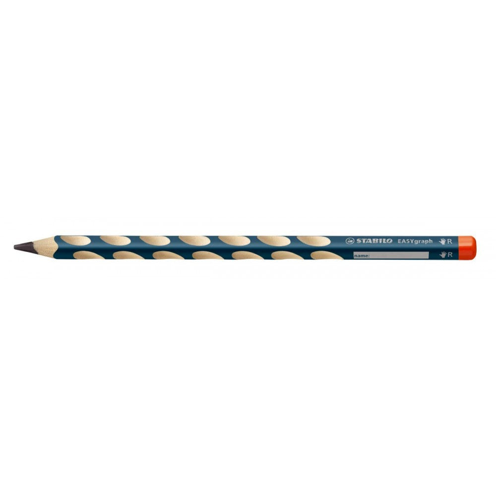 Stabilo Triangular Easy Graph Writing Pencil Set, Ergonomic Grip Moulds, Left Handed - Pack Of 6 - penpencilink