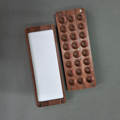 Wooden Travel Mini Palette 24 Wells