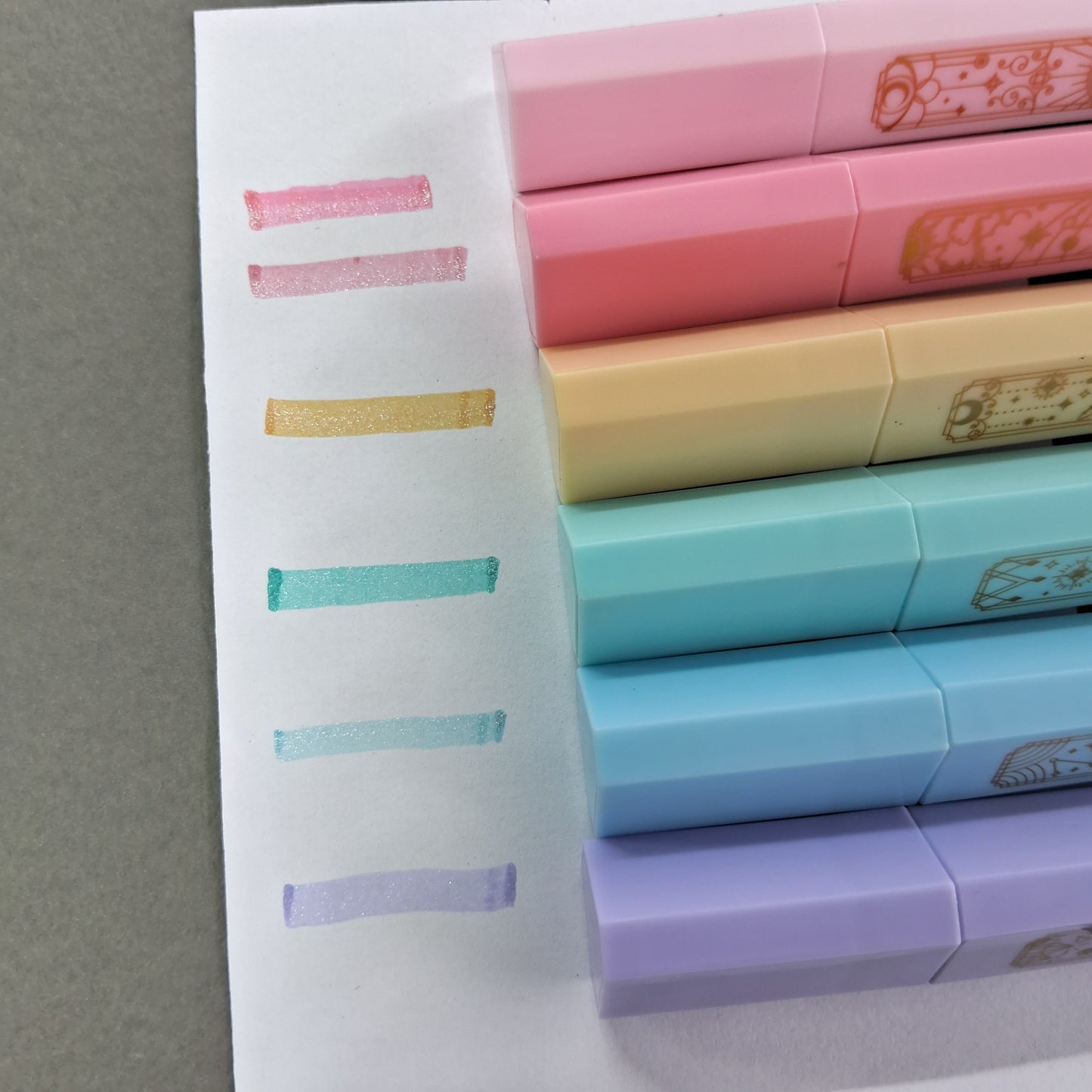 Chosch Pastel Glitter Highlighter Set of 6 (CS-H898)