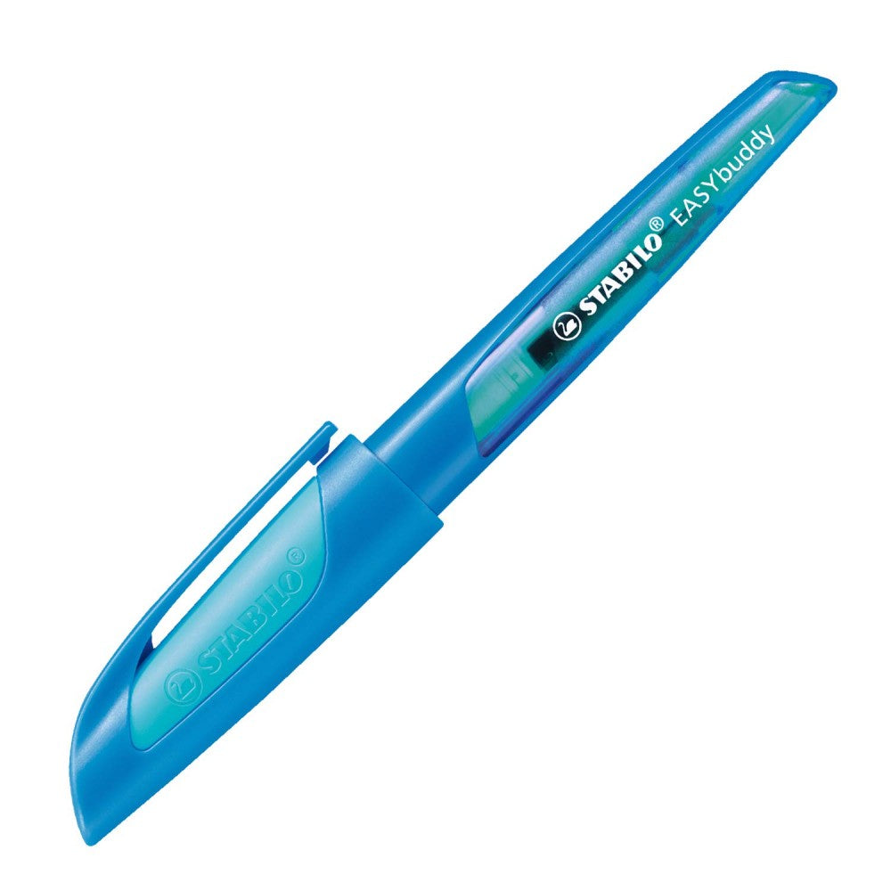 Stabilo | Easy Buddy | Fountain Pen | Left Handed | Dark Blue-Light Blue - penpencilink