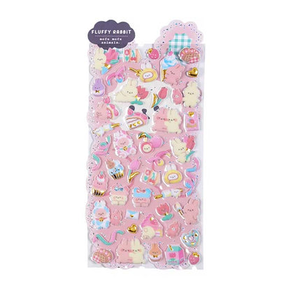 3D Mofu Mofu Animal Puffy Sticker SL-ASE