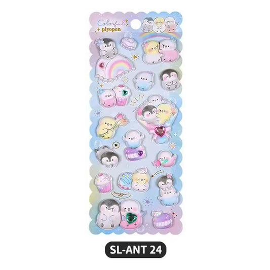 3D Kawaii Puffy Sticker SL-ANT