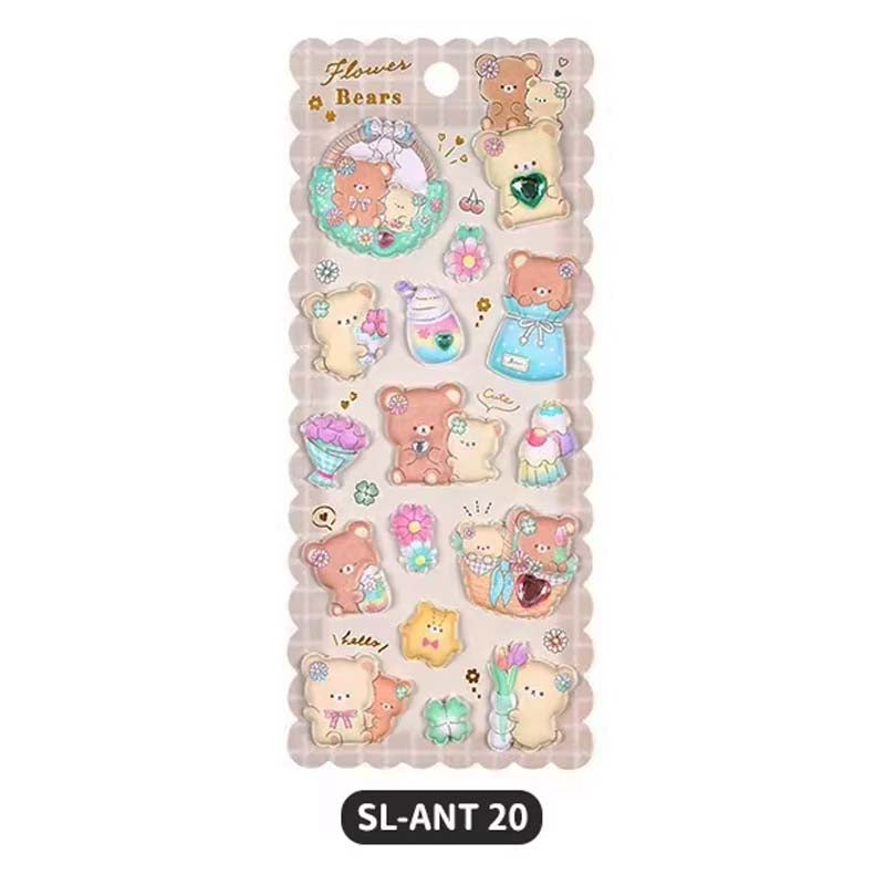 3D Kawaii Puffy Sticker SL-ANT