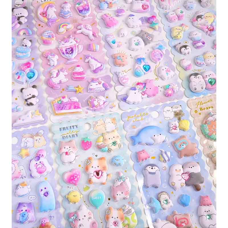 3D Kawaii Puffy Sticker SL-ANT
