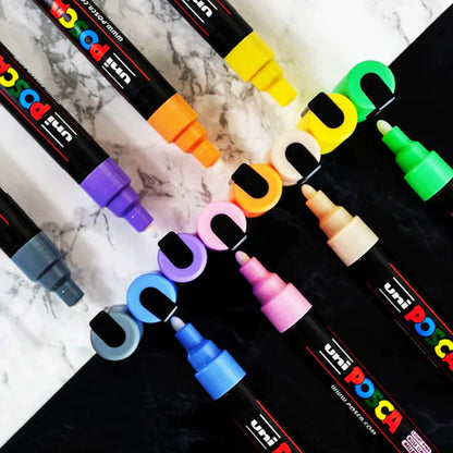 Uni Ball Posca Marker Soft Colours PC-3M Set of 8