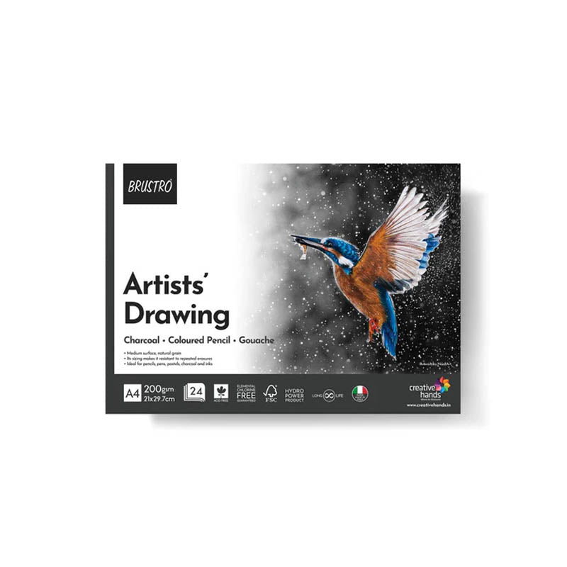 Brustro Artist Drawing Glued Pad A4 200gsm