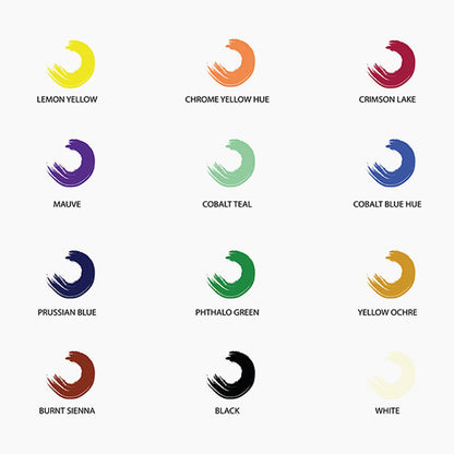 Camel Artist Gouache Colour Set of 12 x 9ml