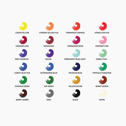Camel Artist Gouache Colour Set of 24 x 9ml