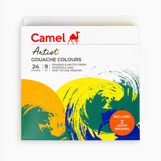 Camel Artist Gouache Colour Set of 24 x 9ml