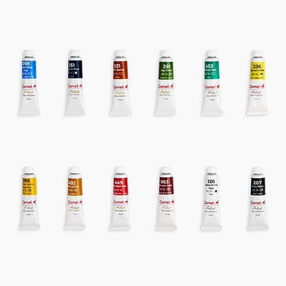 Camel Artist Oil Colour Set of 12x9ml