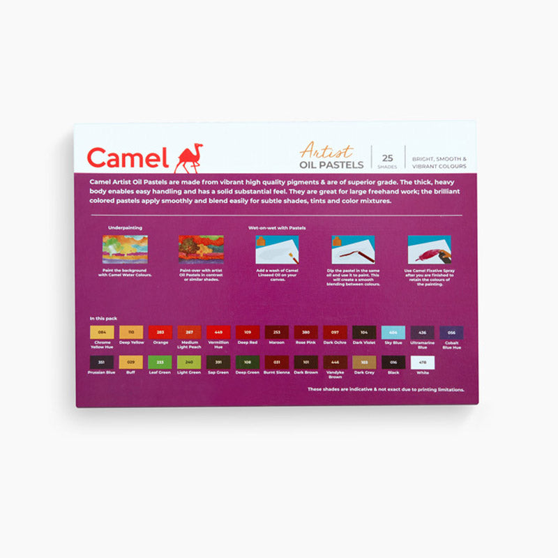 Camel Artist Oil Pastels Set of 25