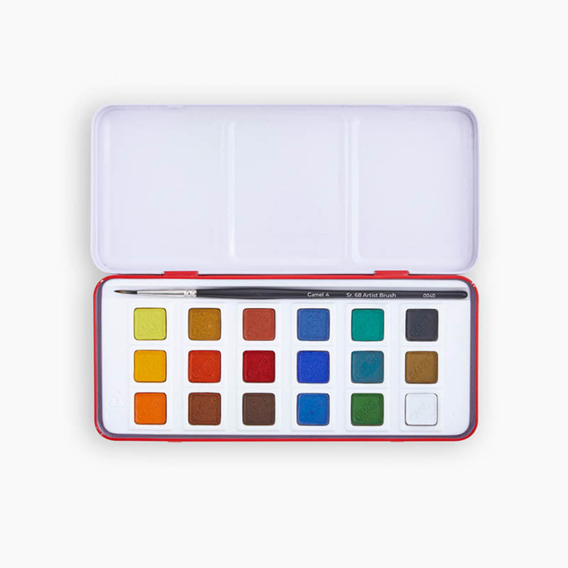 Camel Artist Watercolour Cakes Set of 18
