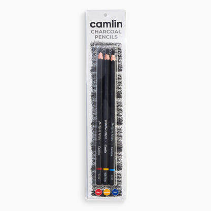 Camel Charcoal Pencil Set of 3