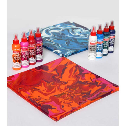 Camel Fluid Acrylic Colour Set of 18x50ml