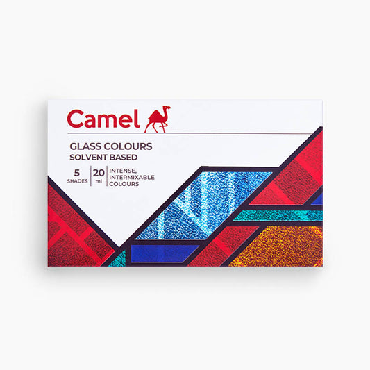 Camel Glass Colours Solvent Based Set of 6