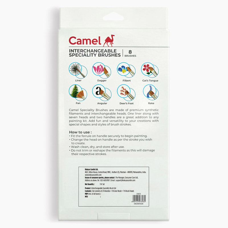 Camel Interchangeable Speciality Brush