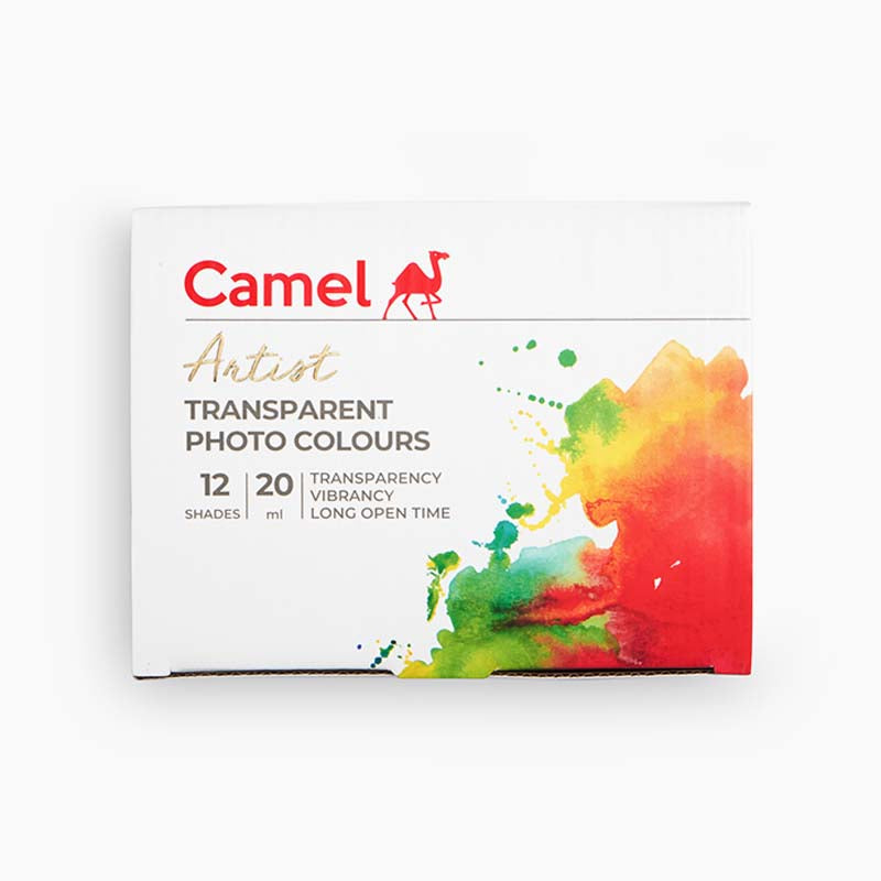 Camel Transparent Photo Colour Set of 12x20ml