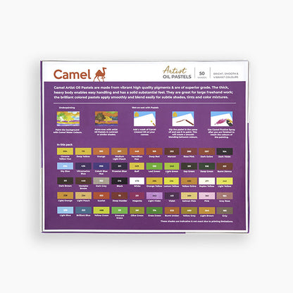 Camel Artist Oil Pastels Set of 50