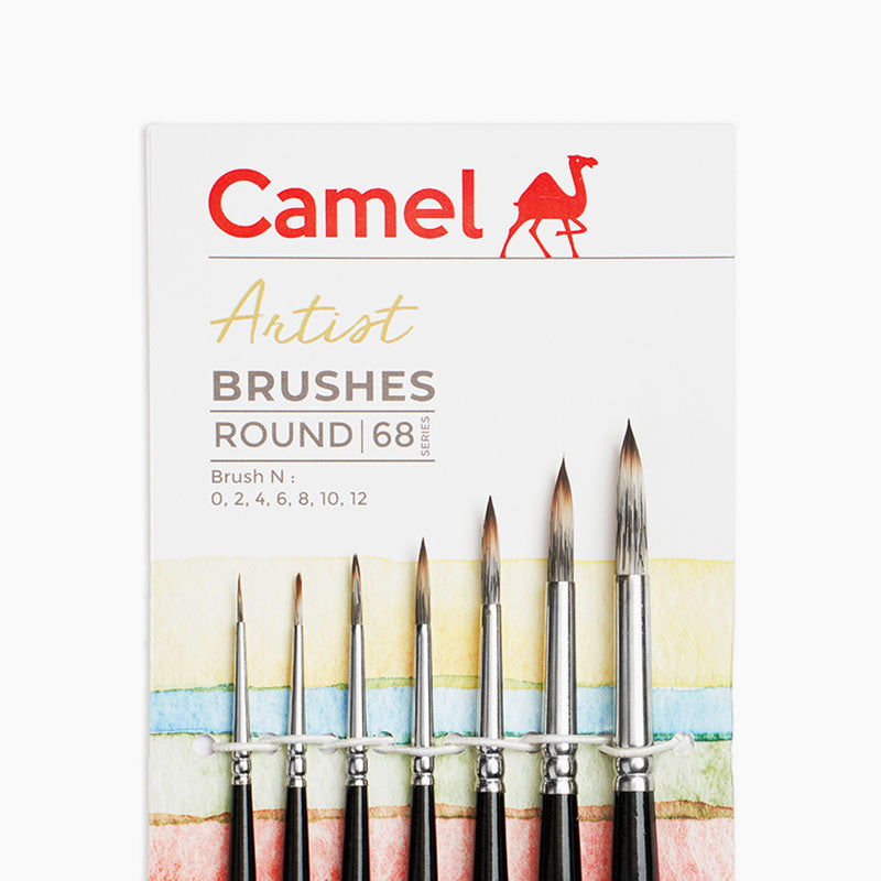 Camel Artist Round Brush Sr.68 Set of 7
