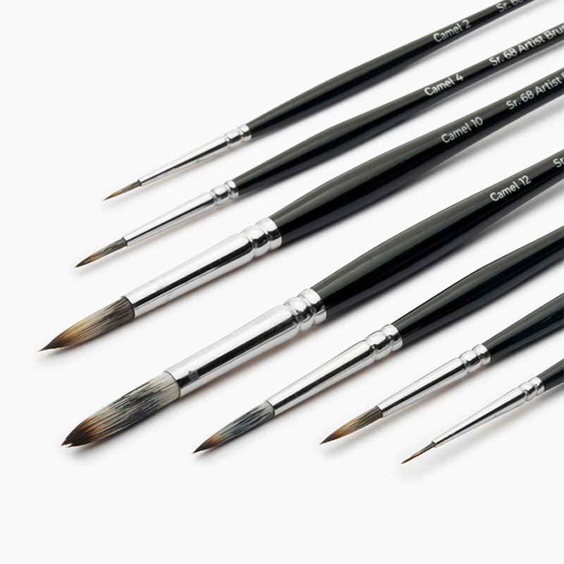Camel Artist Round Brush Sr.68 Set of 7