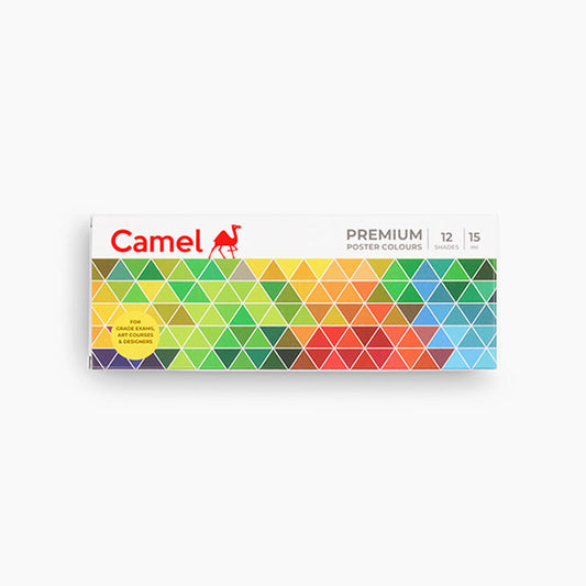 Camel Premium Poster Colour Set of 12x15ml