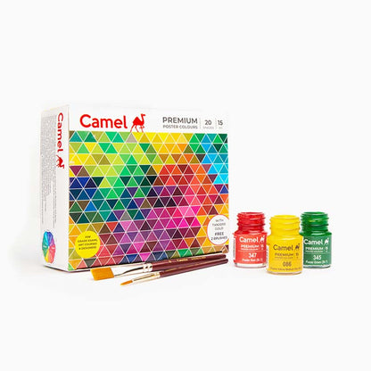 Camel Premium Poster Colour Set of 20x15ml