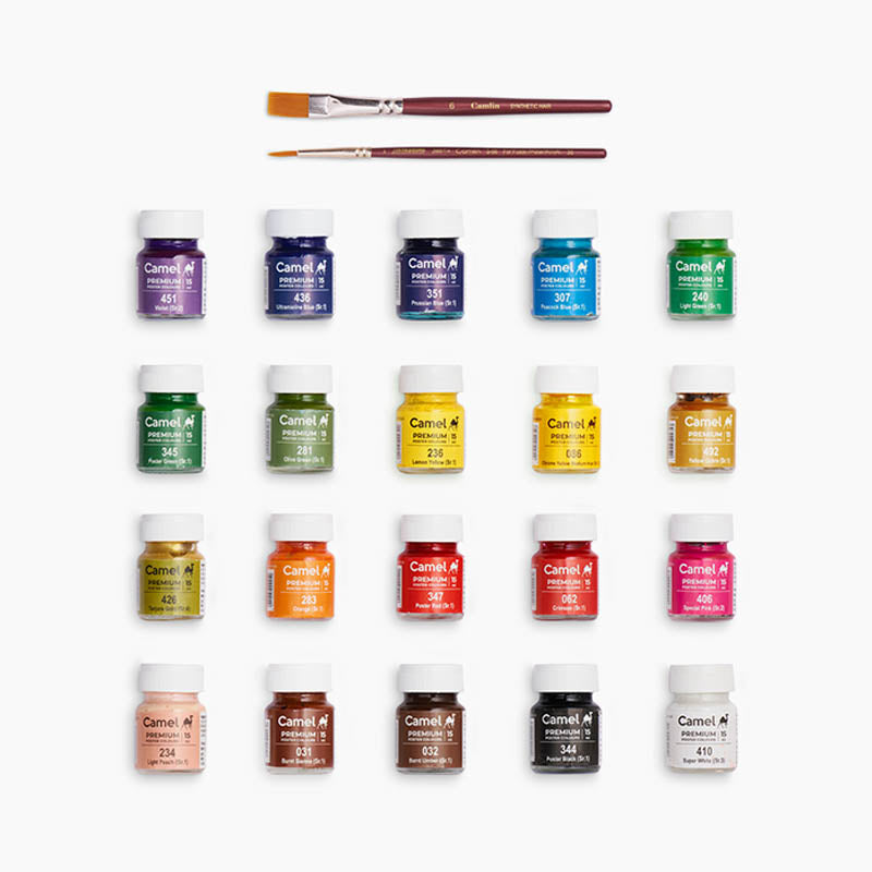 Camel Premium Poster Colour Set of 20x15ml