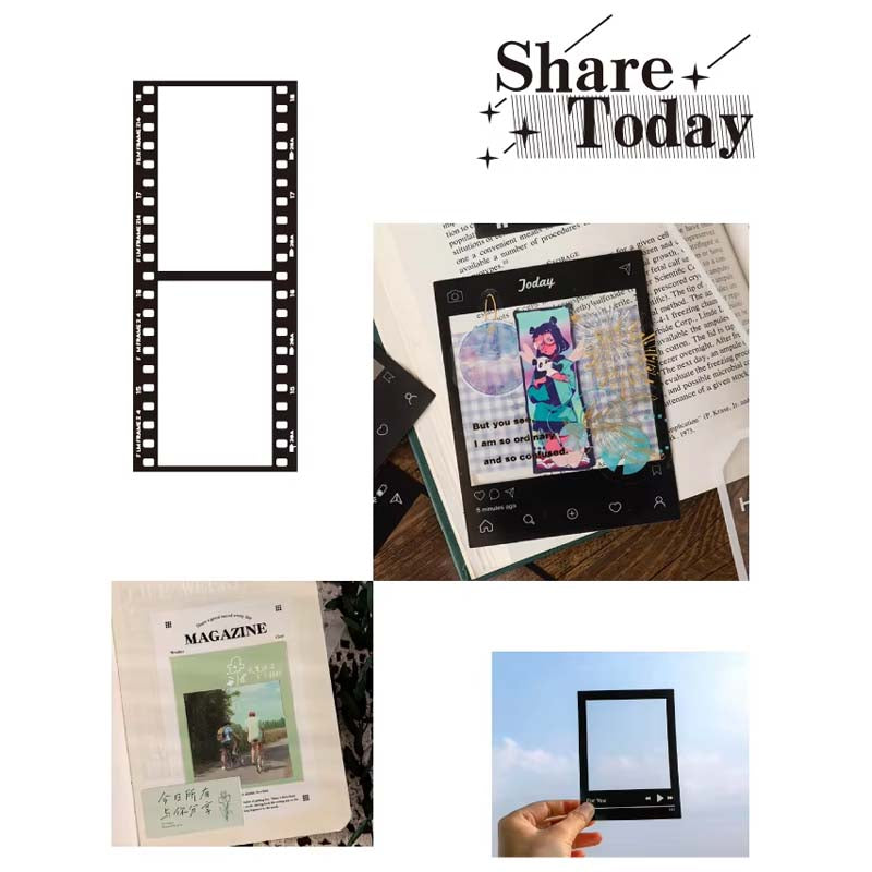 Candy Poetry Frame Museum Series PET Sticker TS06F