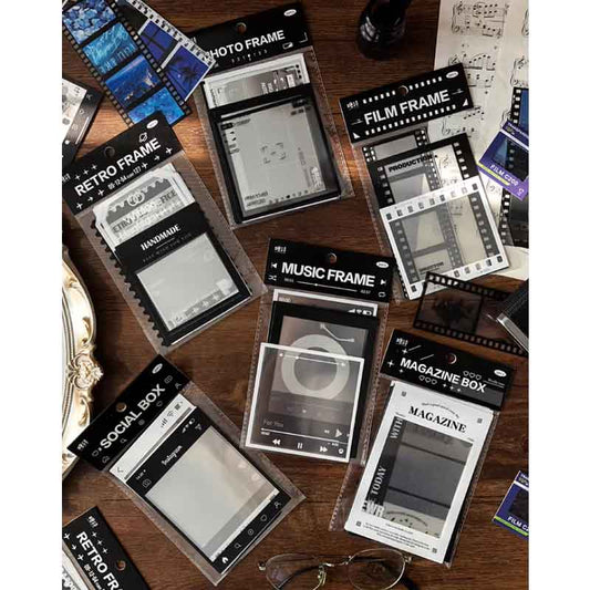 Candy Poetry Frame Museum Series PET Sticker TS06F