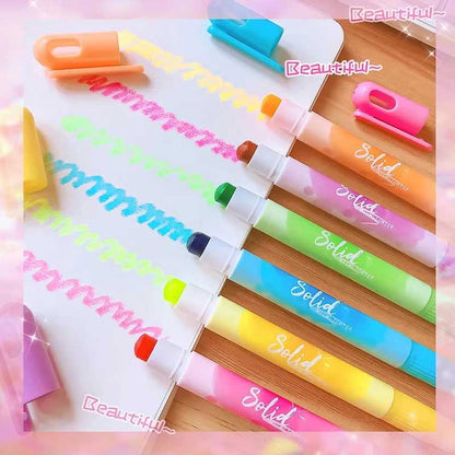 Chosch Solid Dry Wax Highlighter Set of 6 (CS-H877)