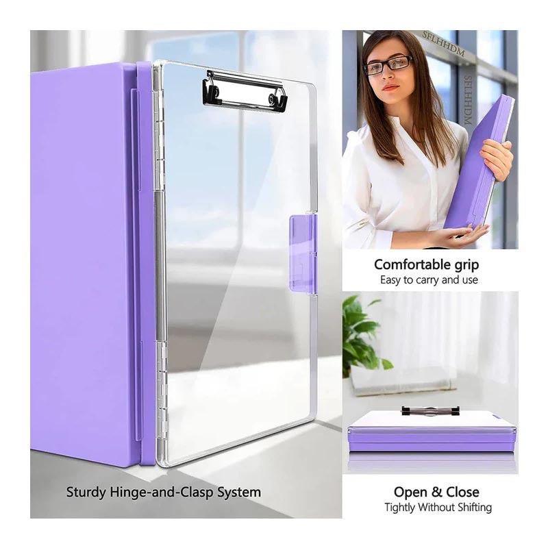 Dual Storage Box Clip Board