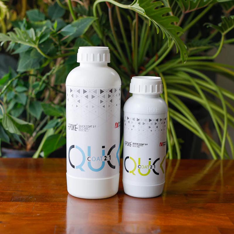 Epoke Quick Coat Epoxy Resin 2:1 Ratio 1.2Kg
