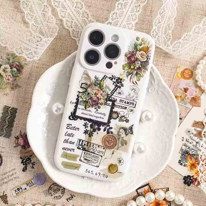 Flowers Fall On Lace Series Sticker HLLW-4