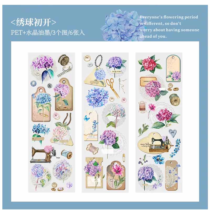 Journal Blooming Flowers Series Sticker MHD-HKJJ